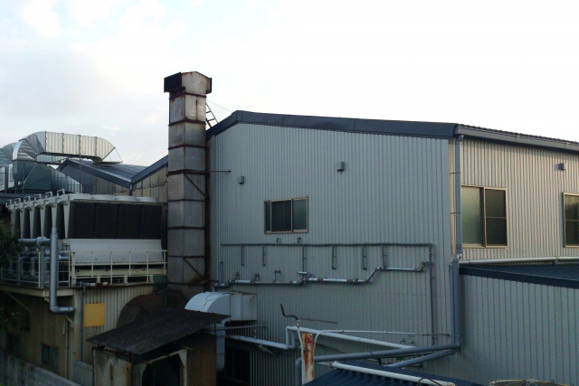 千歳工場の外観