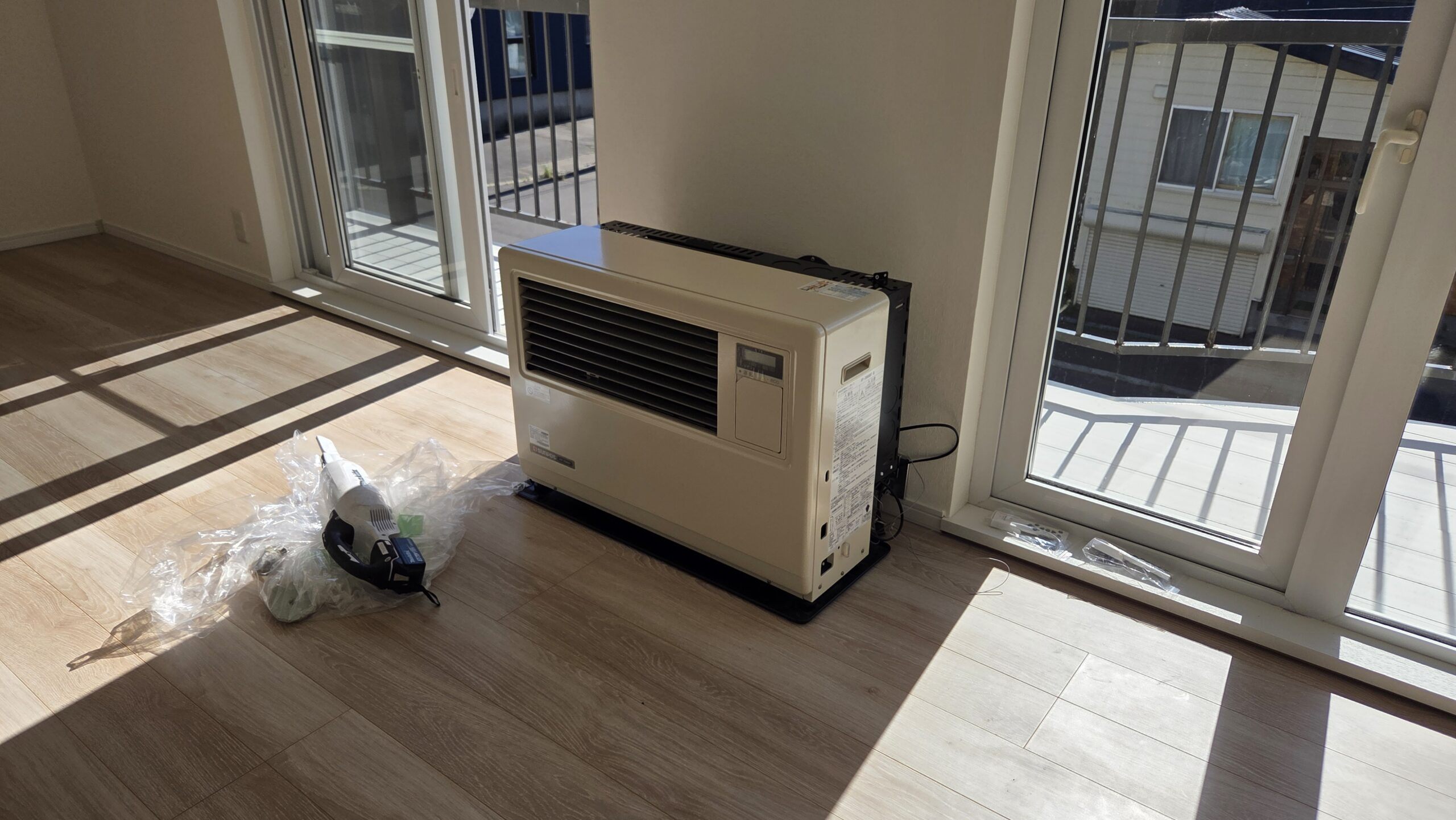 FFストーブ設置後